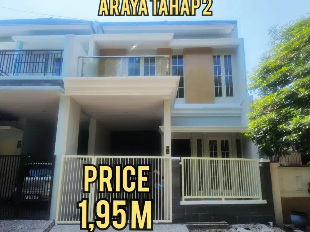 ‼️SEMI FURNISHED‼️RUMAH ARAYA TAHAP 2 GALAXY BUMI PERMAI SURABAYA TIMUR. DEKAT MERR, ITS, MANYAR, KLAMPIS, SEMOLOWARU, Dsb