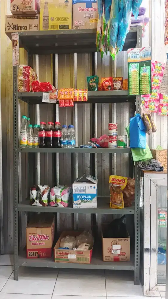 Di Jual Rak Besi Bekas Toko Sembako