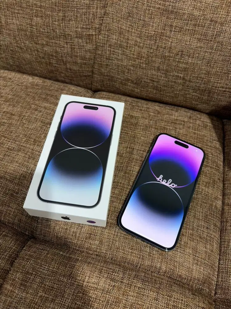 iPhone 14 Pro 128GB Resmi iBox Fullset Mulus