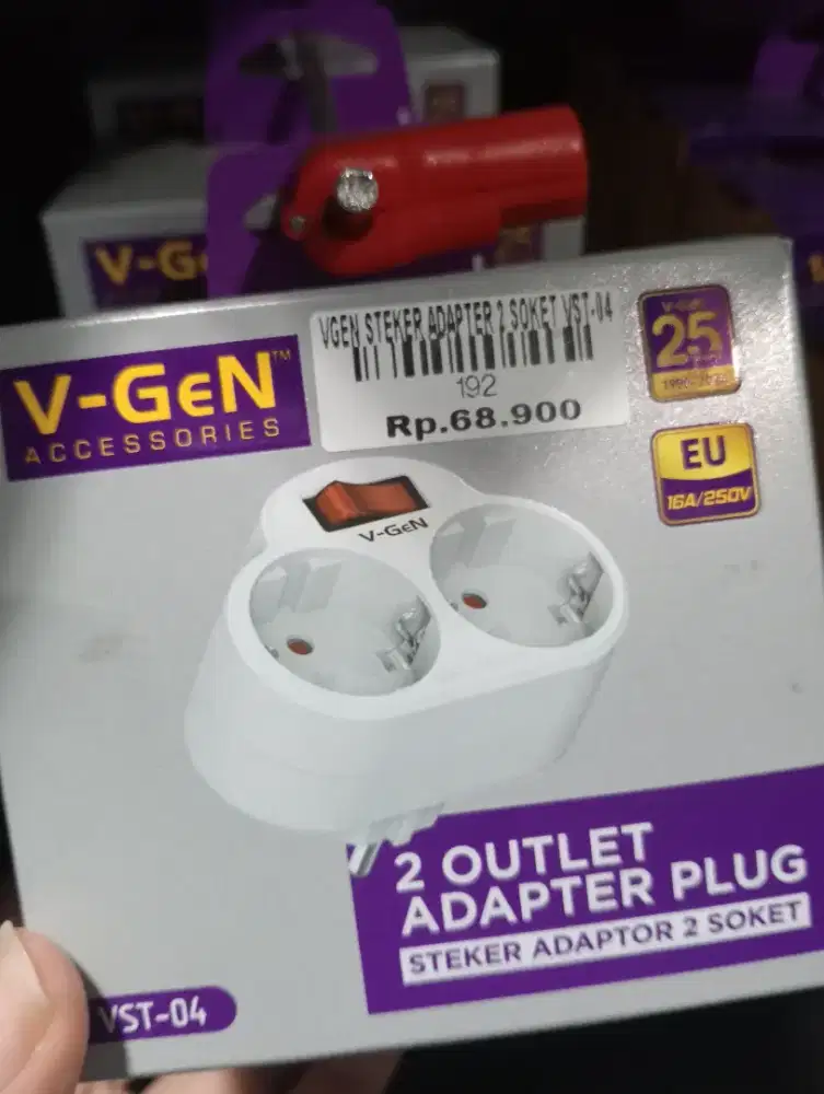 VGEN STEKER ADAPTER 2 SOKET VST-04
