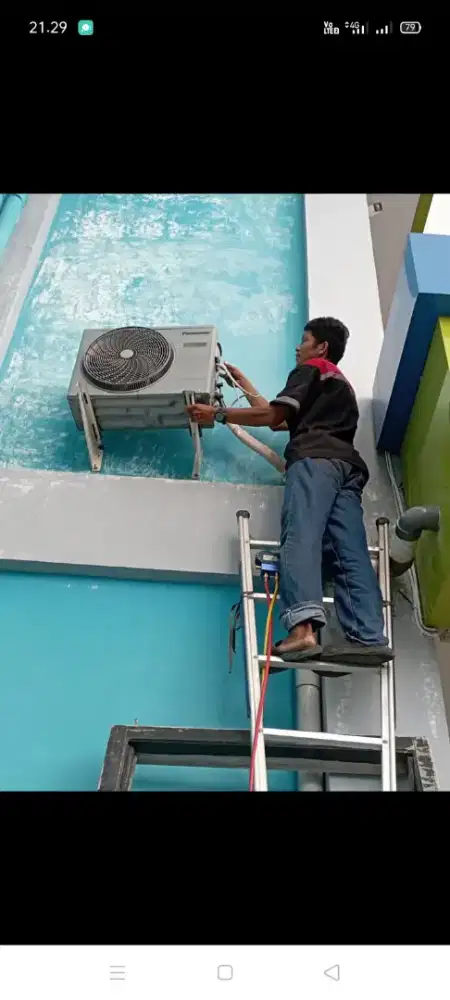 Jasa servis AC kulkas mesin cuci kompa air dll bergaransi