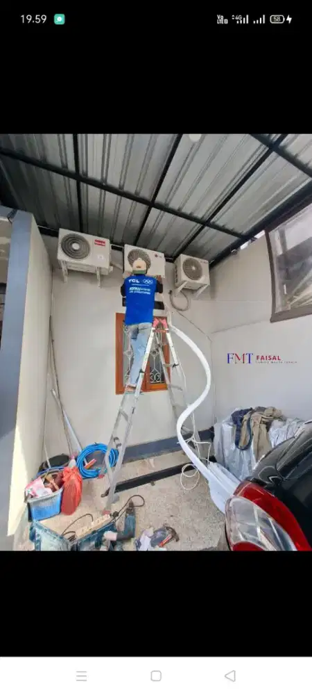Jasa servis AC kulkas mesin cuci kompa air dll bergaransi resmi