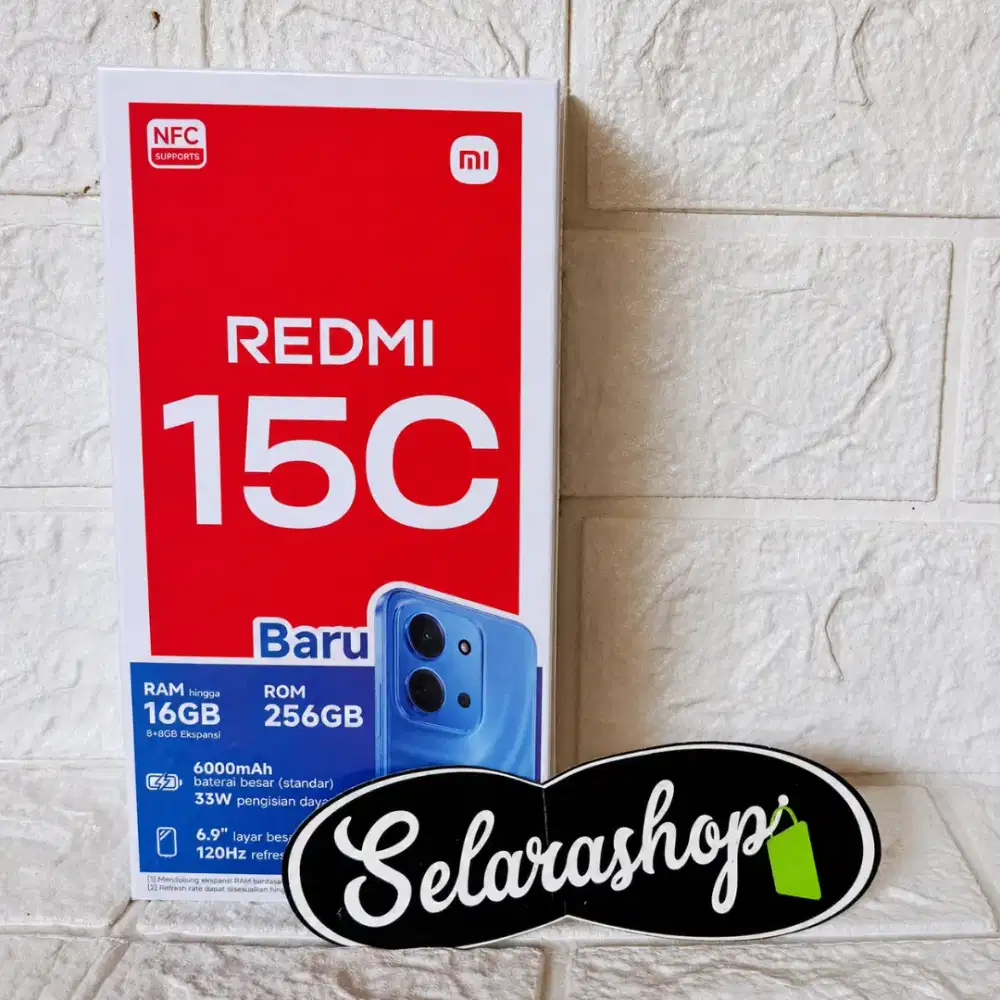 REDMI 15C 8/256 BARU GARANSI RESMI