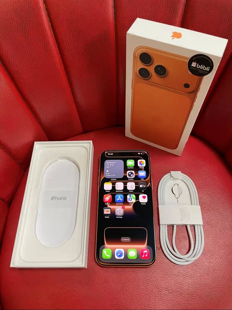iPhone 17 Pro Max 256gb Cosmic Orange Garansi iBox GDN SA/A Aktif ORI