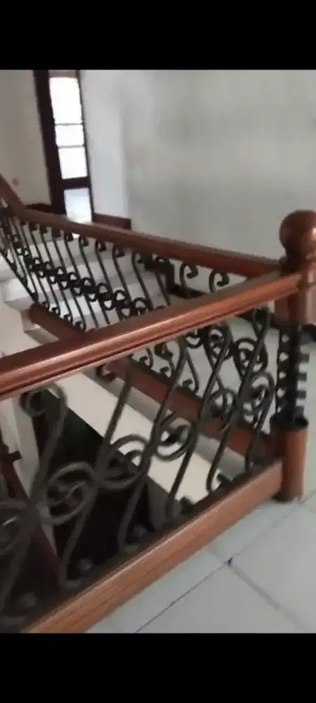 Railing balkon besi tempa Antik tinggi 80 cm
