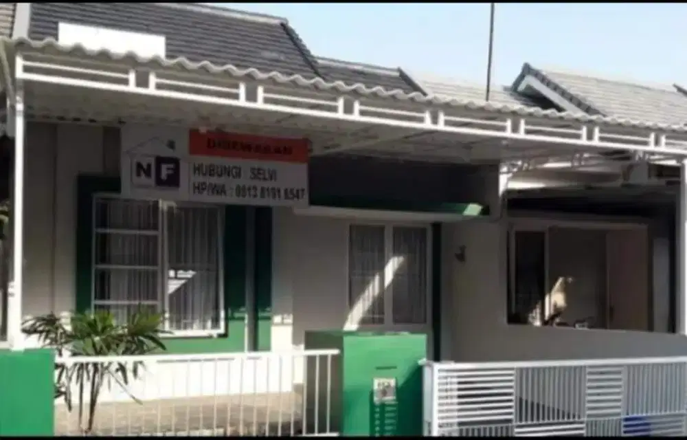 Disewakan Rumah Sehat dan Nyaman