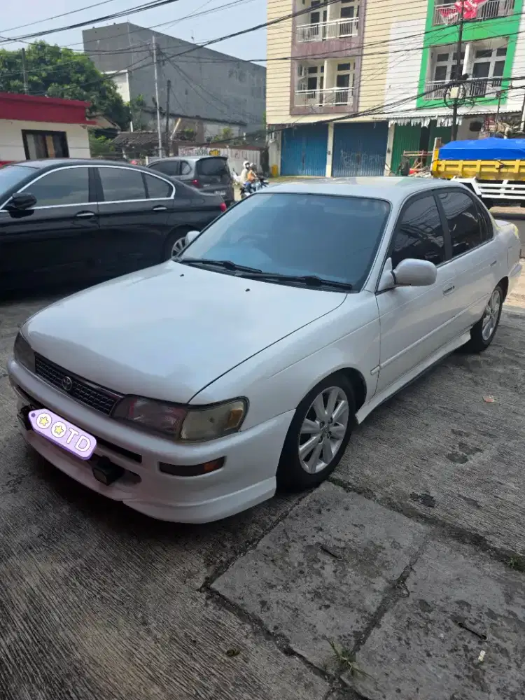 Toyota Great Corolla MT 94 Putih Lgs Pakai AC dingin Interior Full Ori