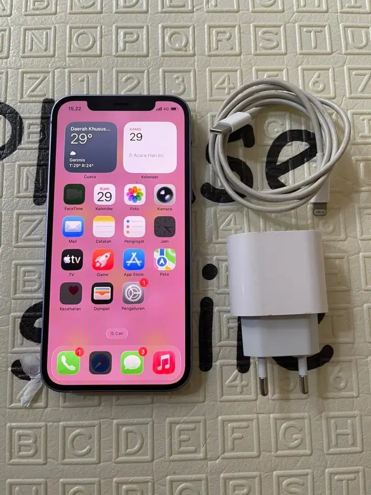 IPhone 12 128gb Ex iBox Mulus Terawat no minus