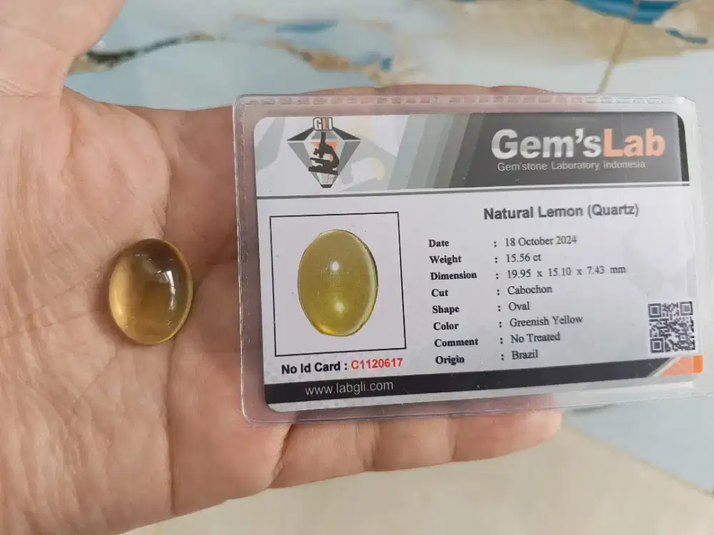 Natural batu lemon Quartz