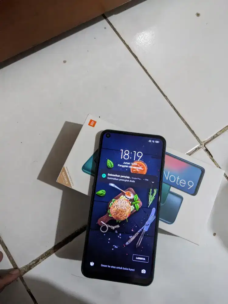 Redmi note 9 ram 4/64 fullset