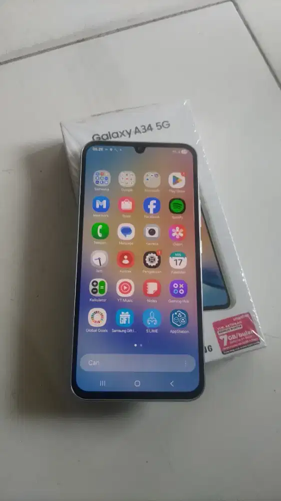 Samsung galaxy A34 5G 8/128 fullset sein istimewa mulus no minus