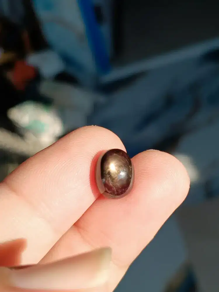 Natural batu Ruby star
