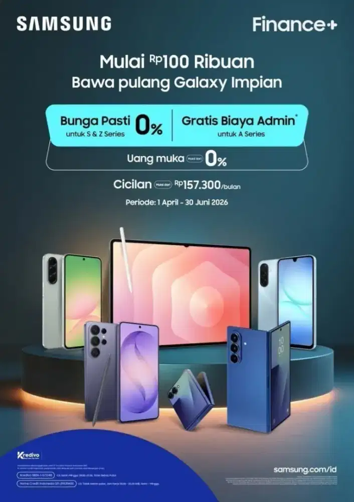 Samsung Finance+ || Cicilan 0% GRATIS Admin dan Layanan