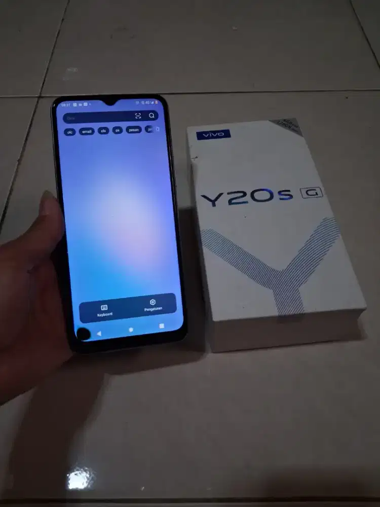 Jual cepat nego tipis vivo y20 lengkap dus, +carger