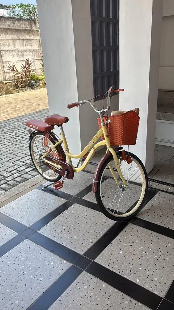 Sepeda keranjang uk 24