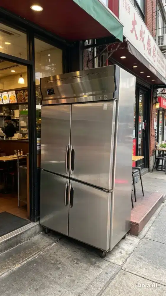 upright chiller 4 pintu