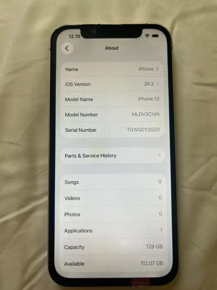 Iphone 13 128gb starlight inter