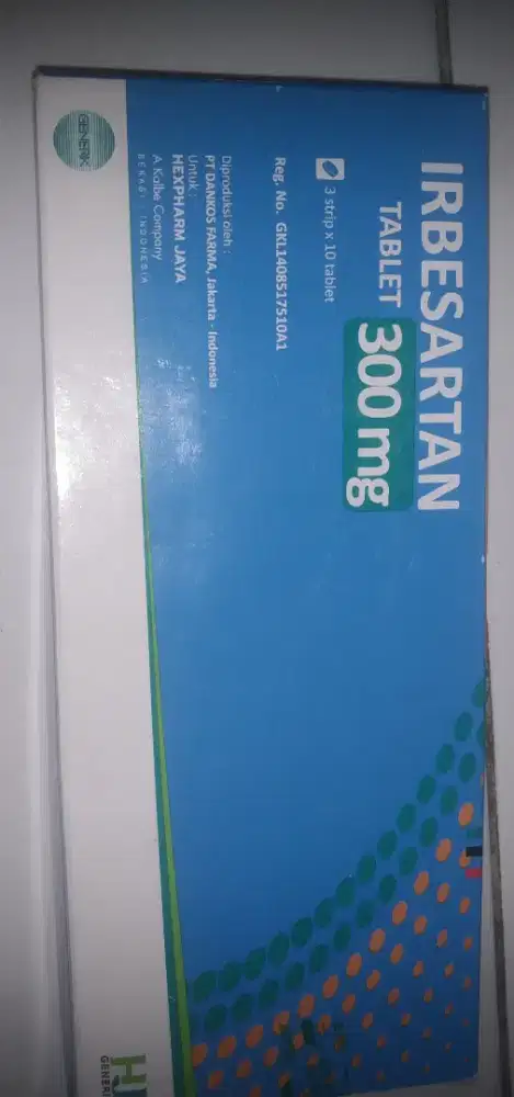 Irbesartan obat darah tinggi