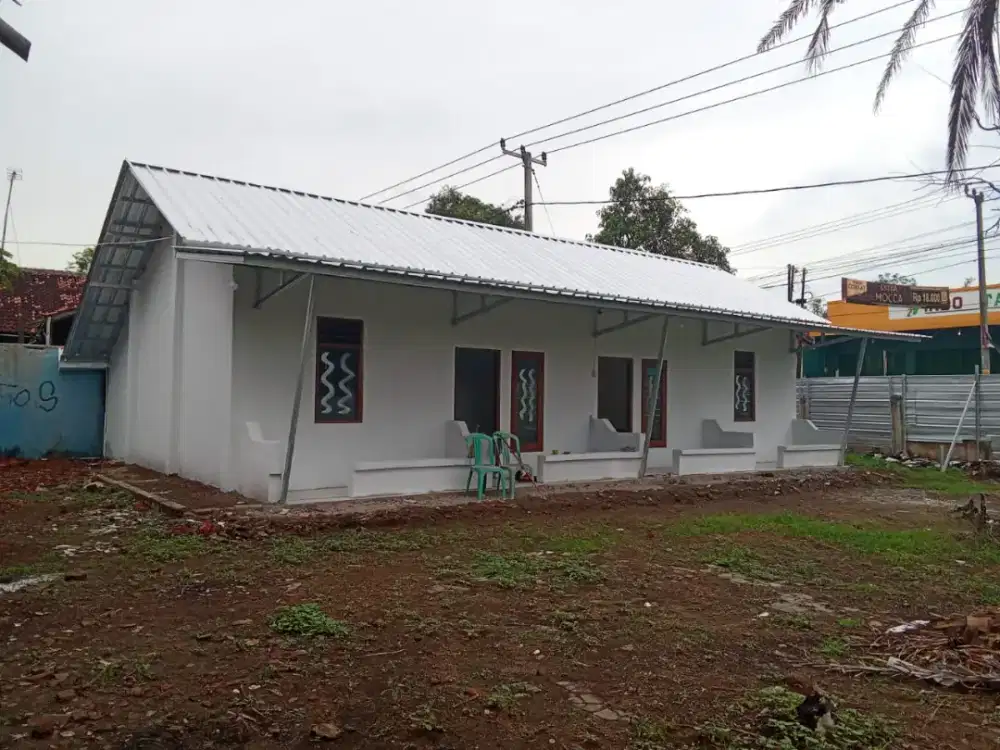 Rangka baja ringan atap spandek polos
