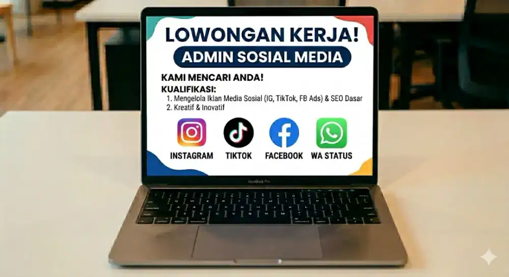 Dicari Admin Media Social (Urgent)