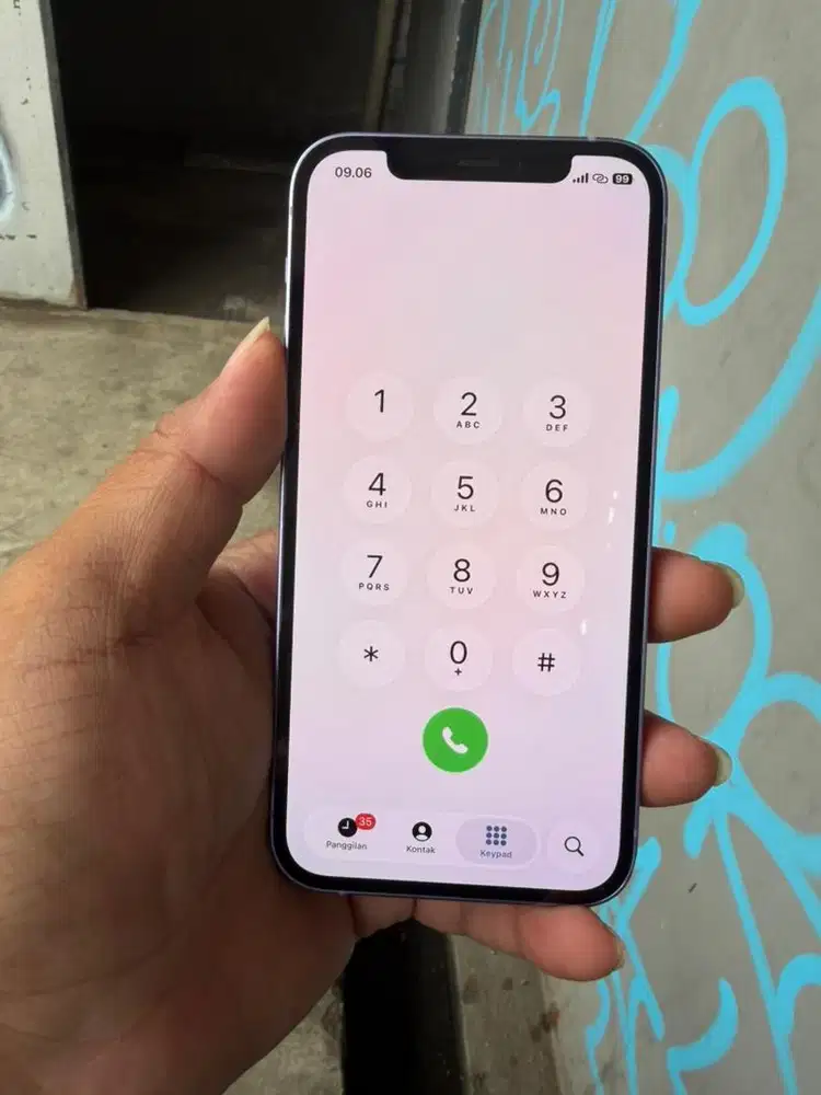 Iphone 12 purple 128gb Ibox masih Garansi 17 july 2026 fisik Ada dent