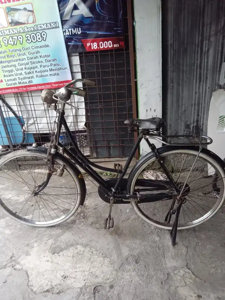 Sepedah ontel jaman belanda