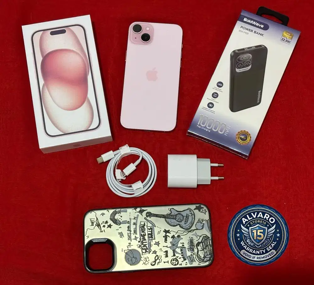 Iphone 15 plus 256GB pink ex ibox