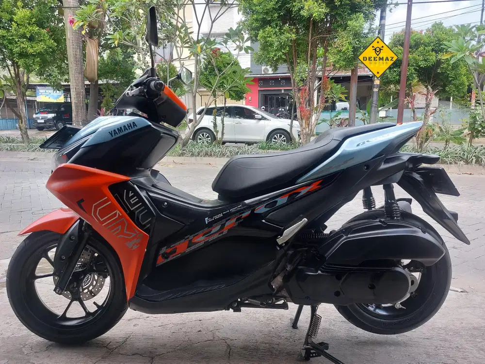 (DP 300 Rb)‼️ Yamaha Aerox Connected Biru Orange 2024 Cash / Kredit