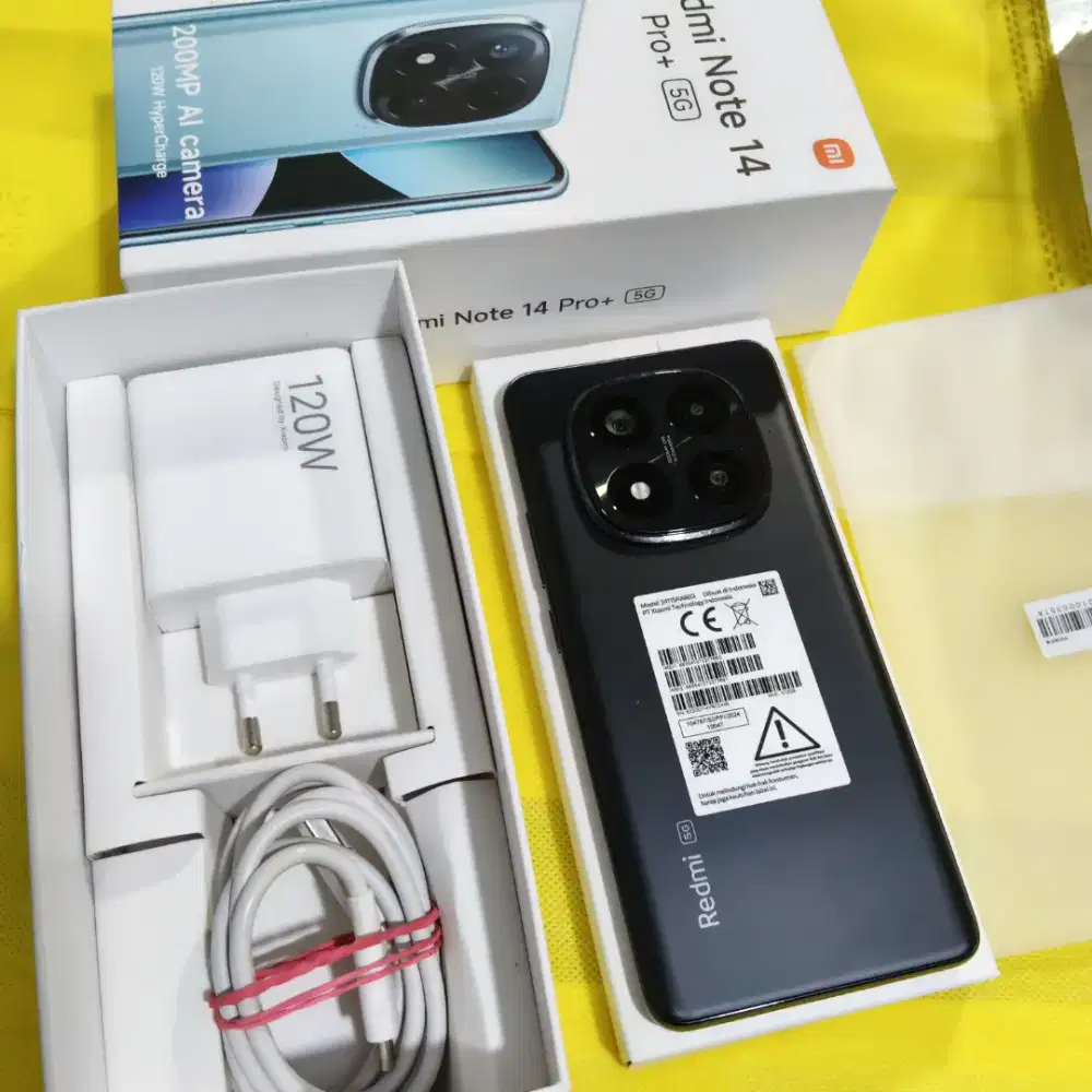 Xiaomi redmi note 14 pro plus 5g 12/512 hitam