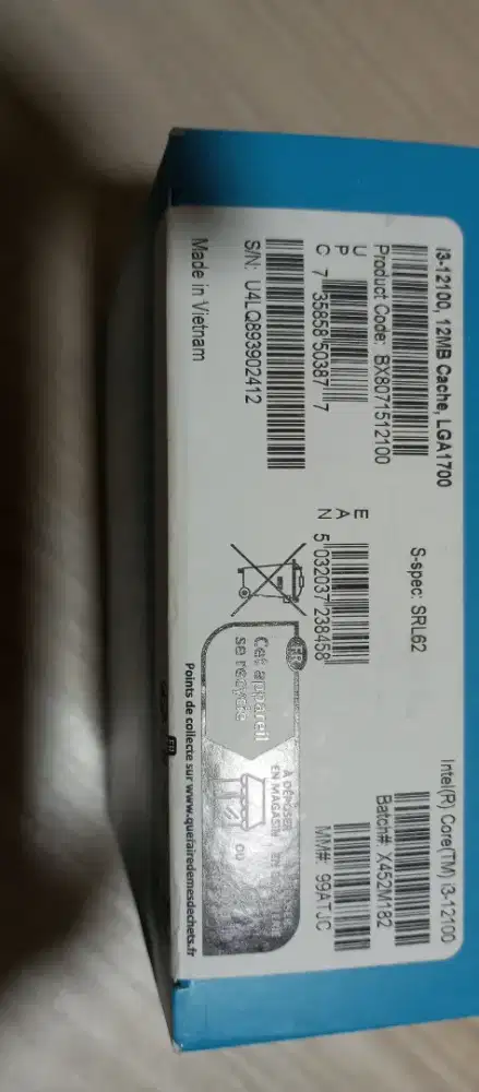 Processor Intel Core i3-12100 LGA1700