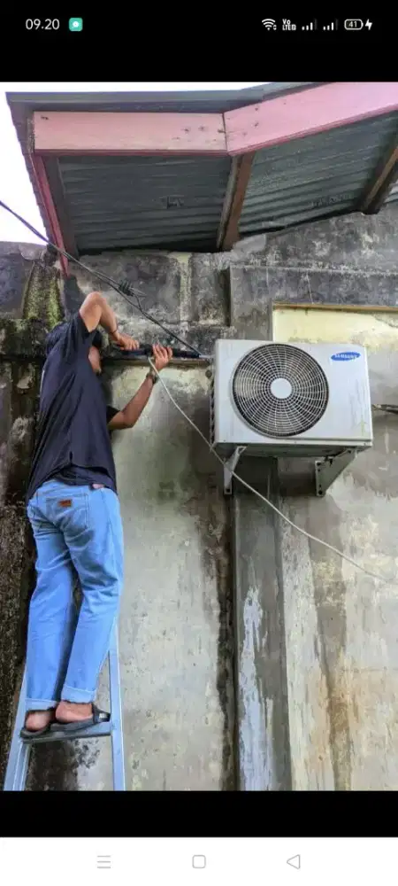 Jasa servis AC kulkas mesin cuci kompa air dll bergaransi