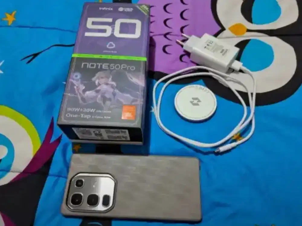 Infinix NOTE 50 Pro Grey 8/256 Mulus Nominus Garansi Panjang