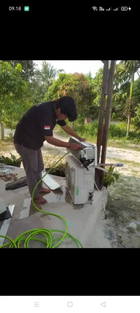 Jasa servis AC kulkas mesin cuci kompa air dll bergaransi