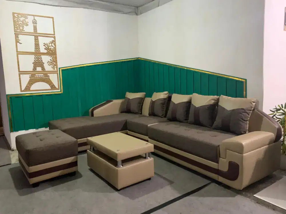 Sofa L jumbo mariam, ready free antar jogja, bisa cod jogja