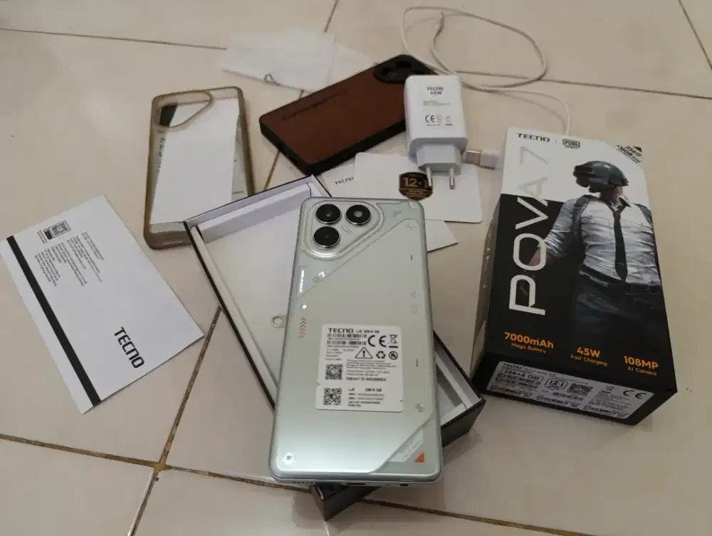 Tecno Pova 7 8+8/256 Fullset Original.. TT ajukan