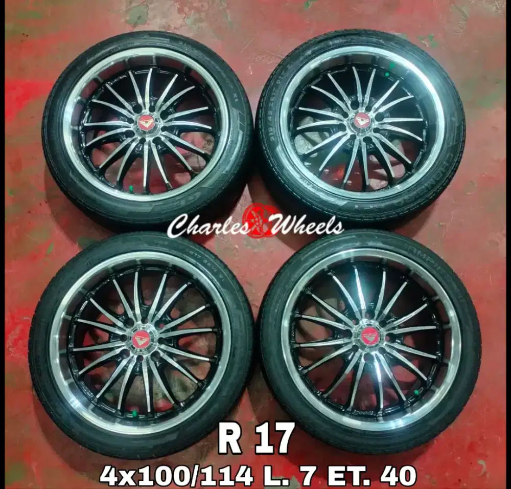 VELG VOSTEINER RING 17 HITAM POLISH