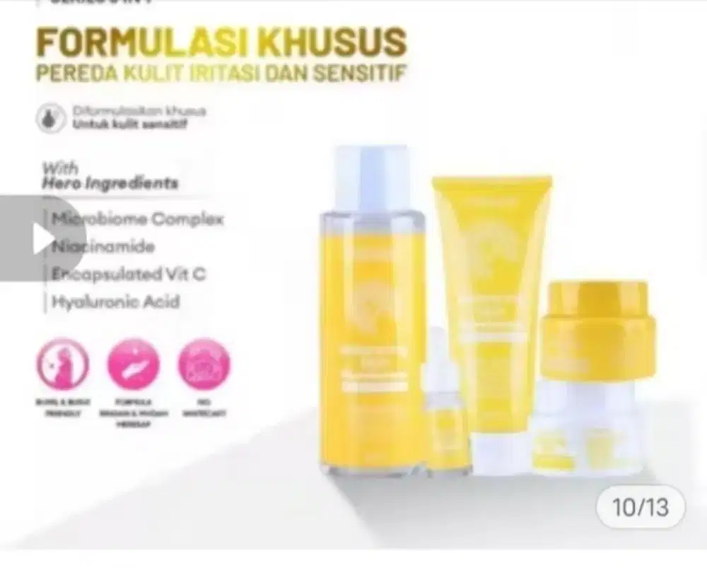 1 set skincare animate