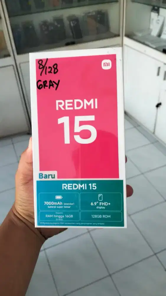 Xiaomi redmi 15 (8/128) new spesial promo
