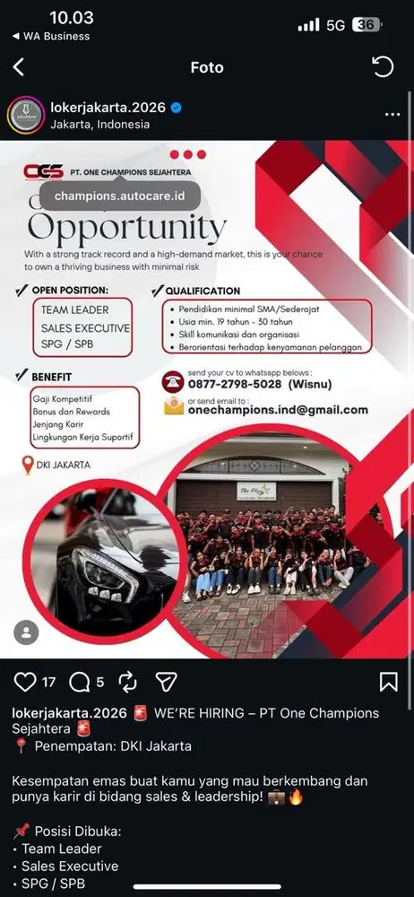 Loker spg dan spb