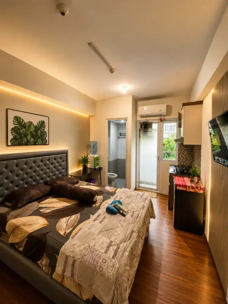 sewa apartemen murah harian green Pramuka city Jakarta pusat