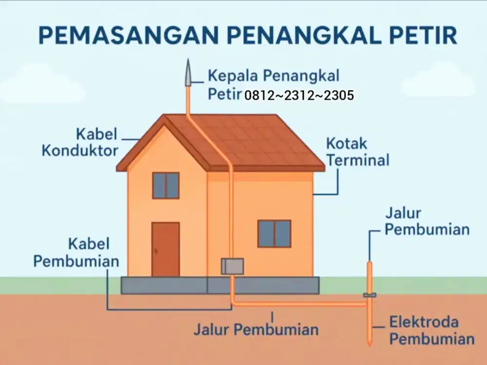 Toko Layanan Pasang Baru Penangkal Petir Dan Instalasi