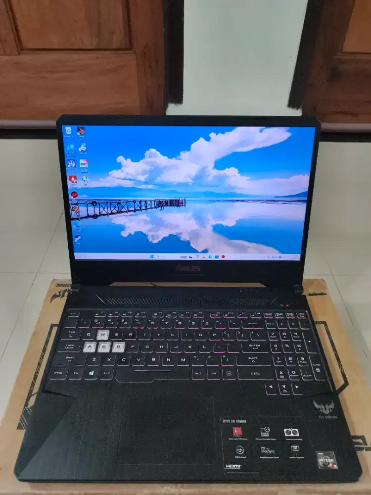 Laptop Asus TUF Gaming FX505DY Ryzen 5 3550H Rx 560x 4gb Ram12gb 120hz
