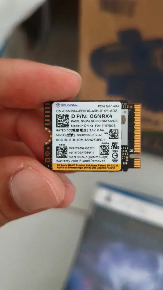SSD NVME SK Hynix 512 GB PCIE Gen 4