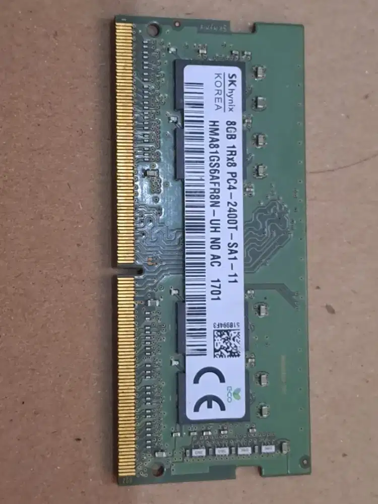 Ram laptop sodimm 8gb ddr4 pc2666 seken normal
