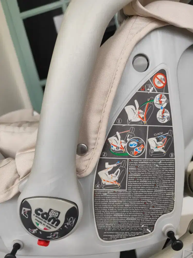 Stroller Bayi CAM iL Mondo del Bambino 3 in 1 Made in italy