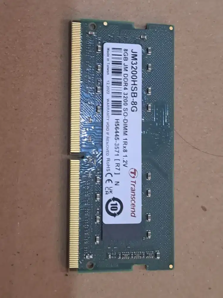 Ram laptop sodimm 8gb ddr4 pc3200 seken normal