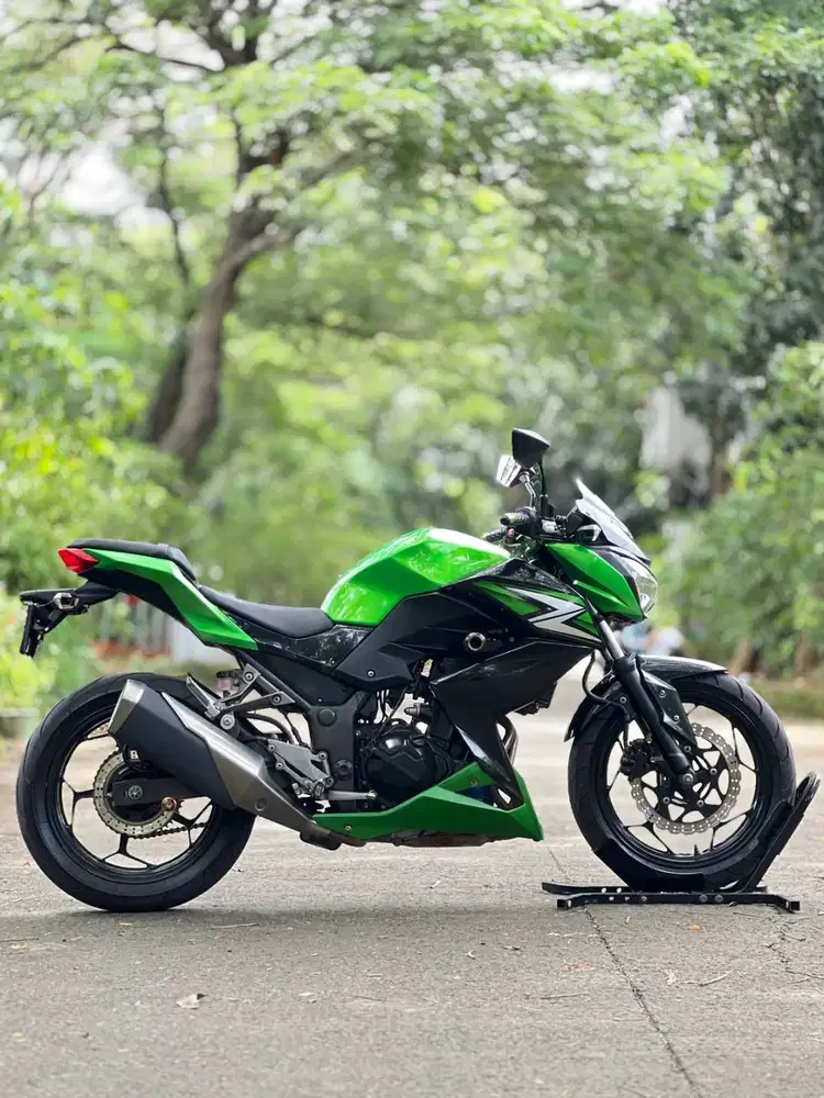 KAWASAKI Z250 FI HIJAU 2014 KM LOW PAJAK PANJANG LIKE NEW