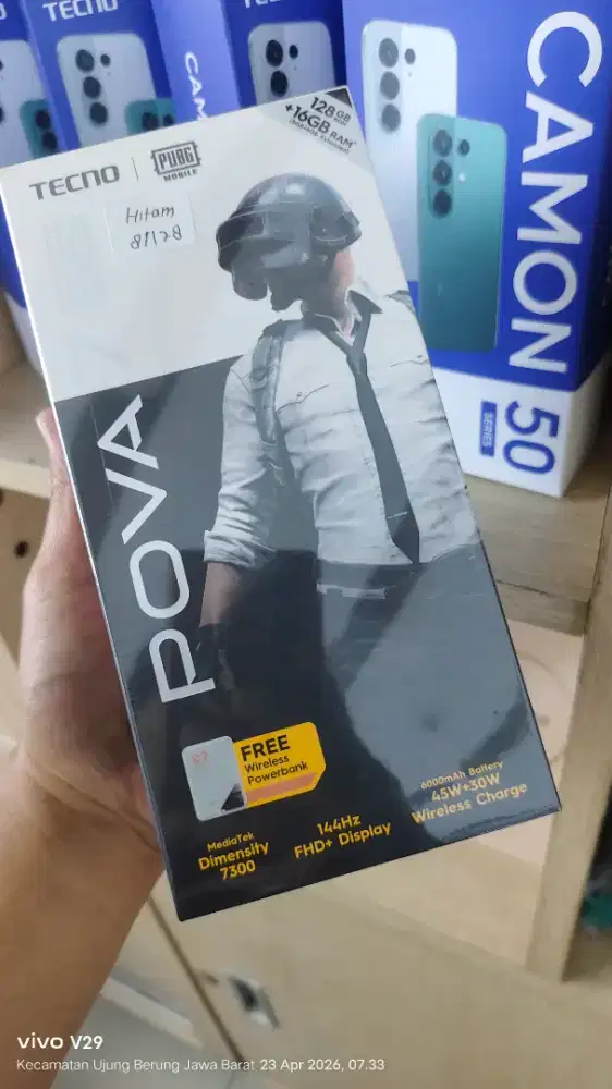 Tecno POVA 7 5G 8+8/128 GAMING Baru spesial promo terlaris