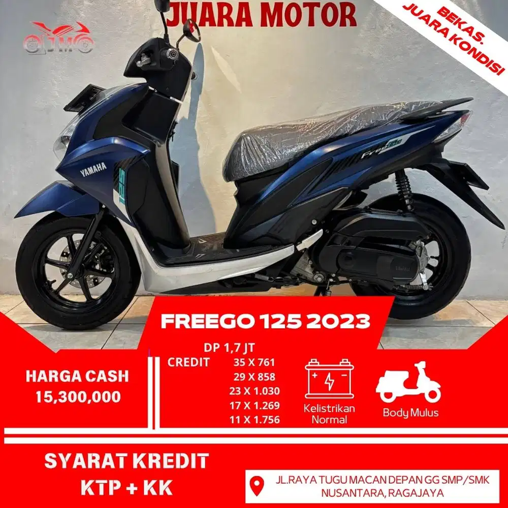 FREEGO 2023 SURAT LENGKAP, KONDISI RASA BARU SIAP PAKAI