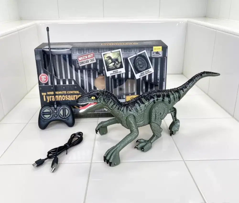 Mainan remote dinosaurus